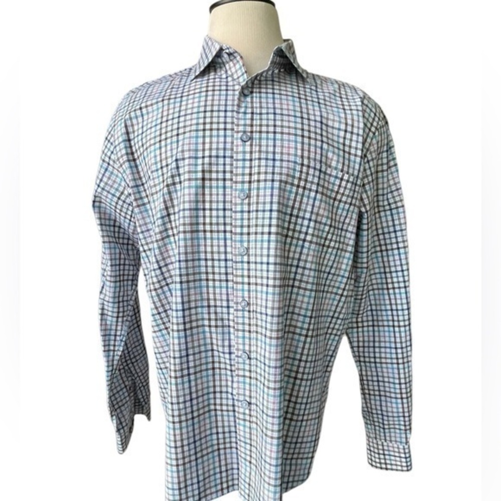 RODD & GUNN Cotton Plaid Checked Button Down Sports Fit Shirt‎ Size XXL